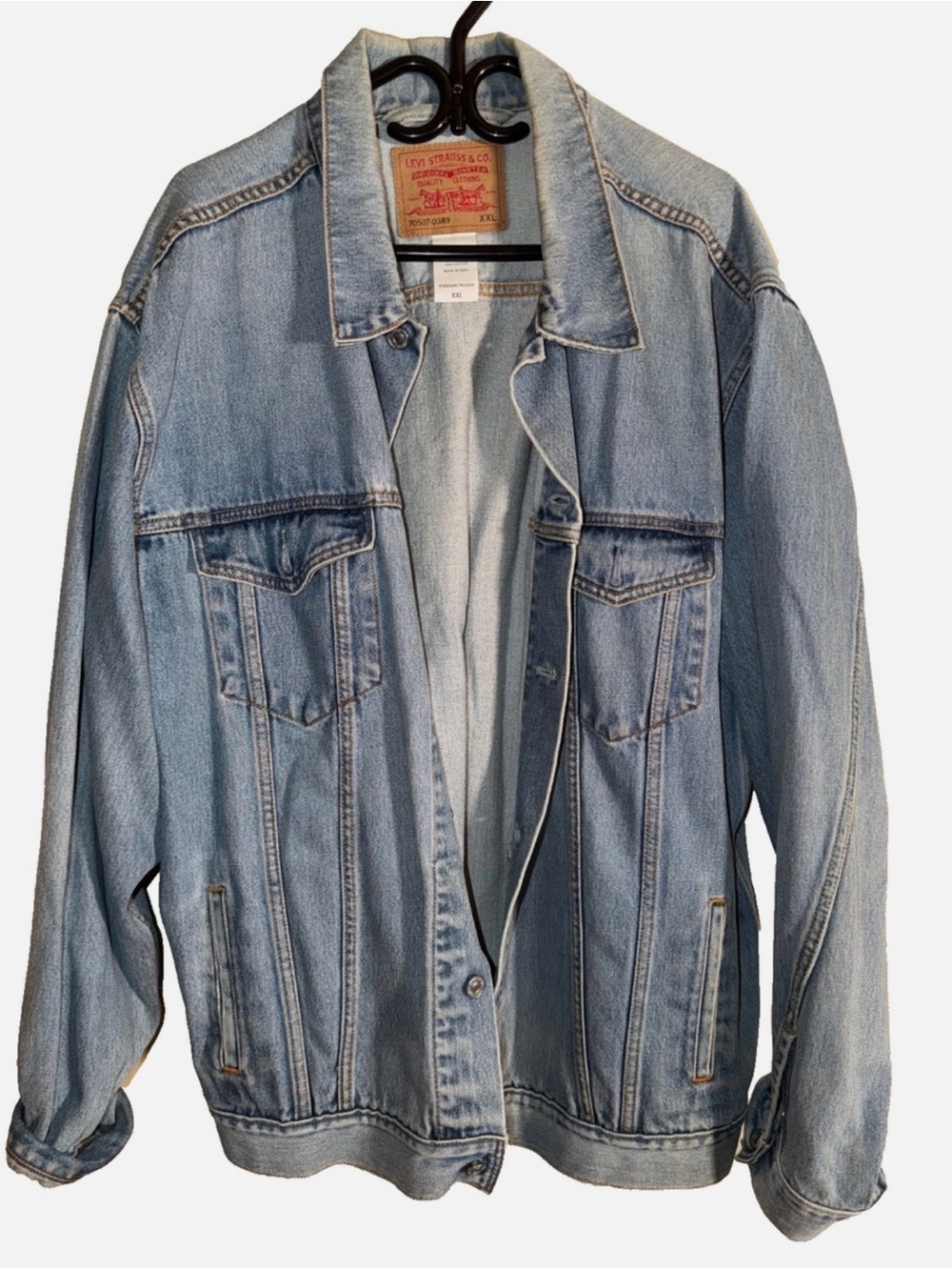 Vintage Levi's Denim Jean Jacket Men's Size XXL Good Condition